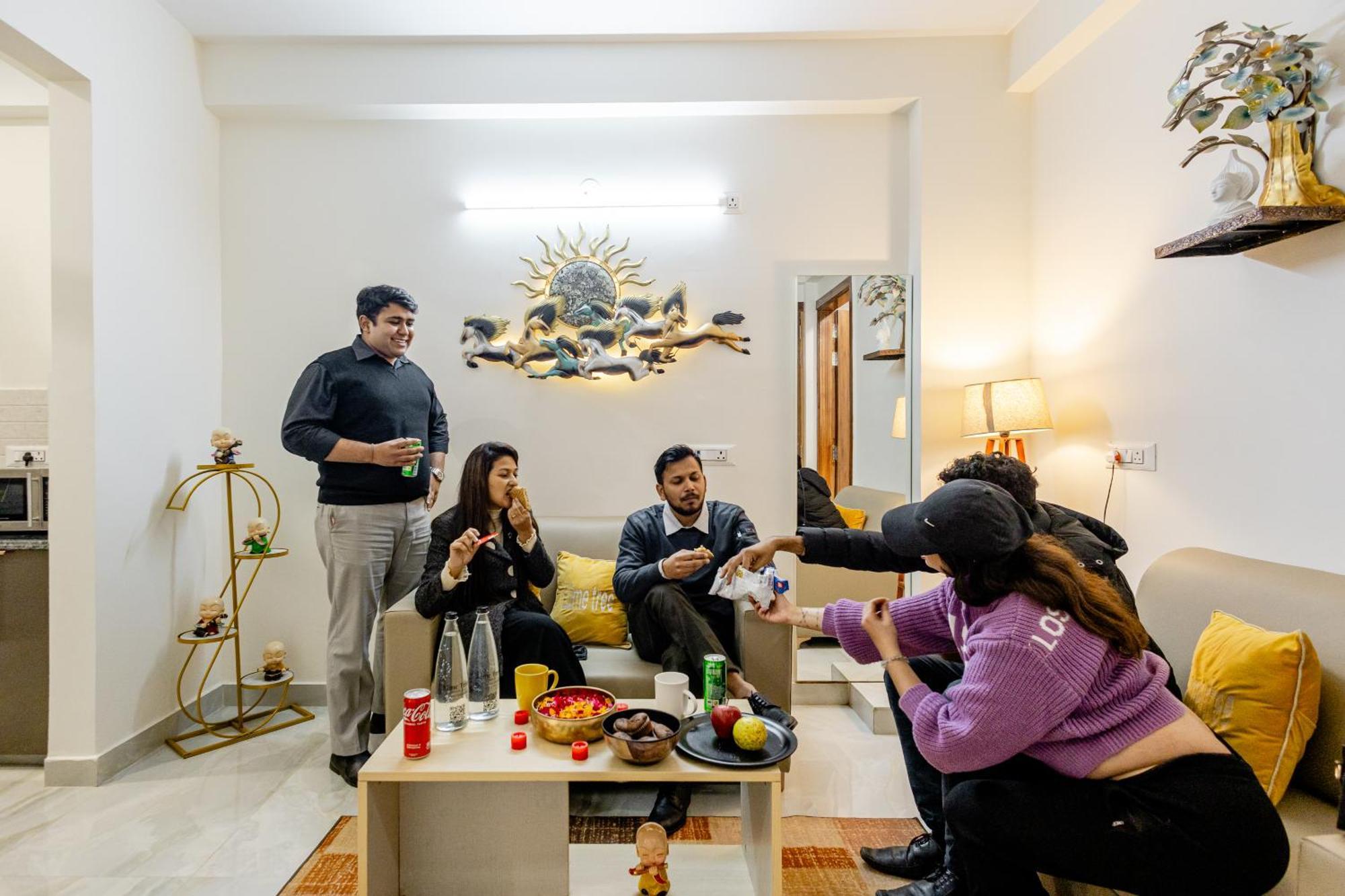 Lime Tree Service Apartment Golf Course Road, Gurgaon Esterno foto